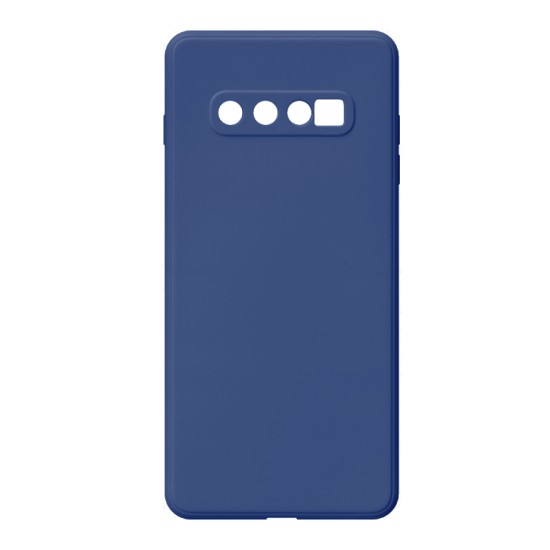 Silicone Case with Camera Shield for Samsung Galaxy S10 Plus Dark Blue